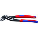 KNIPEX クニペックス ウォーターポンププライヤー アリゲーター 落下防止付 コンフォートハンドル 250mm (1丁) 品番:8802-250TBK
