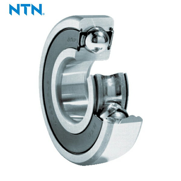 NTN A小径小形ボールベアリング(合成ゴム接触両側シール)内径25mm外径62mm幅17mm (1個) 品番：6305LLU