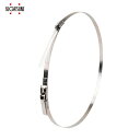 スガツネ工業 SUGATSUNE (120040732)ステンレス鋼製強力バンドクランプ (1個) 品番:57-HT450-495SS