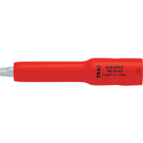 KNIPEX(クニペックス) 1000V絶縁ソケットT×45 (1個) 品番：9829-45