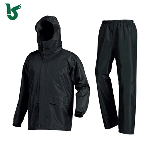 カジメイク 雨具 合羽 カッパ 7541 ローリングレインスーツ ブラック L (1着) 品番:7541-91-L カジメイク 雨具 合羽 カッパ 7541 ローリングレインスーツ ブラック L (1着) 品番:7541-91-L