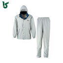 カジメイク 雨具 合羽 カッパ エントラントレインスーツ2 シルバー M (1着) 品番:7250-71-M