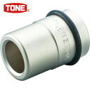 TONE トネ インパクト用インナーソケット 自動車整備用 対辺寸法19mm 差込角25.4mm (1個) 品番:8A-19B