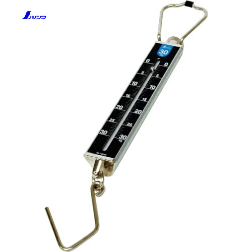 シンワ測定 吊りはかり 手秤 手ばかり 30kg 平面目盛板 (1個) 品番：74487