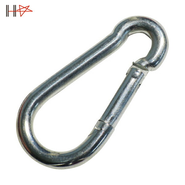 ダイドーハント 金具ジョイント ナスカン ユニクロ スプリングフック 8×80 (1個) 品番：10102038