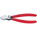 KNIPEX クニペックス プラスチック用ニッパー プラスチックハンドル 160mm (1丁) 品番:7201-160