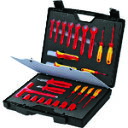 【6/22 20:00〜6/27 01:59迄 ポイント2倍 お買い物マラソン】 KNIPEX クニペックス 絶縁工具セット 26点セット (1S) 品番:98...