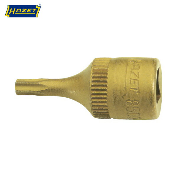 HAZET TORXビットソケット(差込角6.35mm・チタンコーティング) (1個) 品番：8502-T8 1