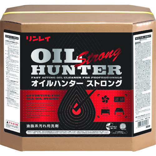 リンレイ 油脂汚れ用強力洗剤 オイルハンターストロング18L RECOBO （1個） 品番：711522