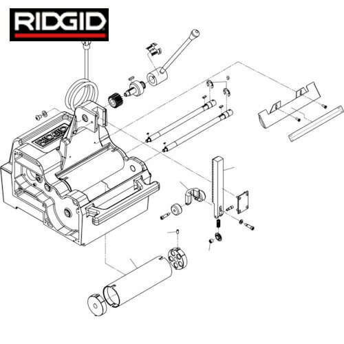 RIDGID(リジッド) 高速管端処理機用パーツ リテーニング リング F/918-I (1Pk) 品番：58850