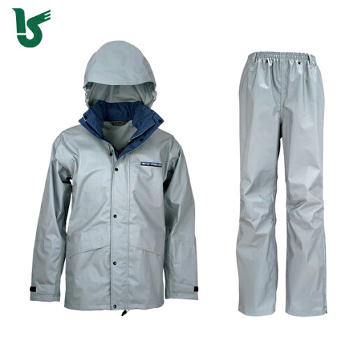 カジメイク 雨具 合羽 カッパ レインスーツ スリーレイヤースーツ シルバー M (1着) 品番:7700-71-M カジメイク 雨具 合羽 カッパ レインスーツ スリーレイヤースーツ シルバー M (1着) 品番:7700-71-M