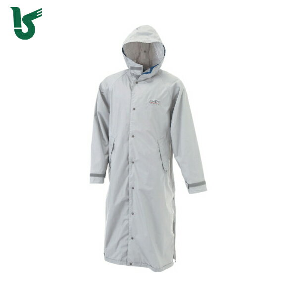 カジメイク 雨具 合羽 カッパ レインスーツ エントラントレインコート シルバー LL (1着) 品番:7260-71-LL