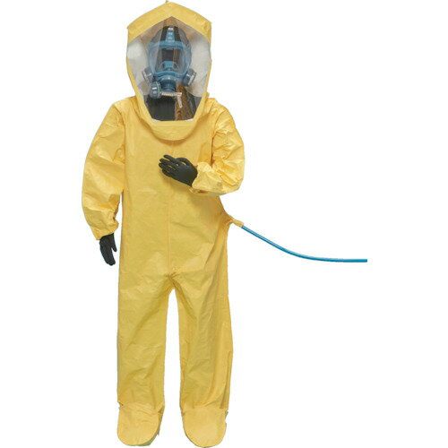 アゼアス 化学防護服 タイベック製 PEコートエアラインスーツ 55373 L (1着) 品番:55373-L
