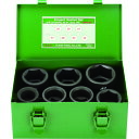 FPC インパクト セミロングソケット セット 差込角19.0mm 7pc (1S) 品番:6WA-S7