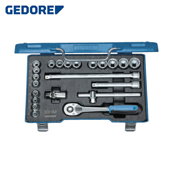 GEDORE(ゲドレー) ソケットセット 3/8 30HMU‐3 (1S) 品番：6238300