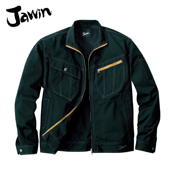 自重堂 Jawin 作業服 作業着 ユニフォーム ジャンパー 5Lサイズ ブラック (1着) 品番:51900-044-5L