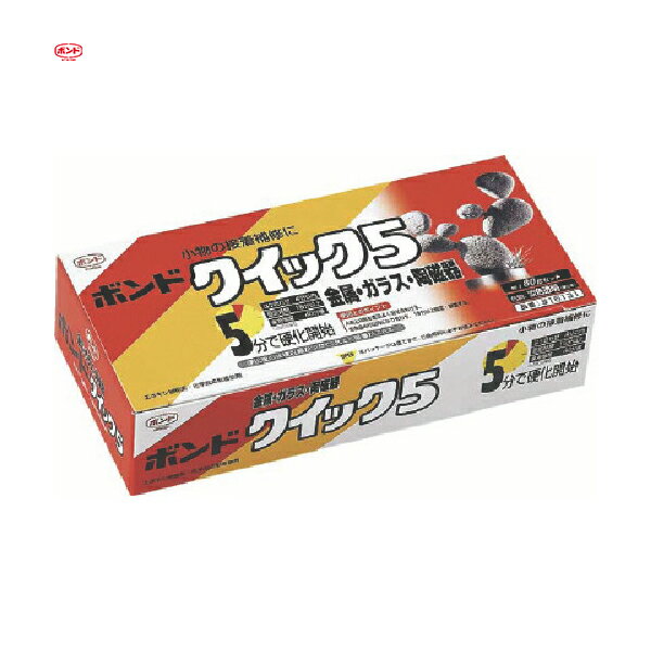 コニシ ボンドクイック5 80gセット（箱） ＃16131 (1S) 品番：BQS-80