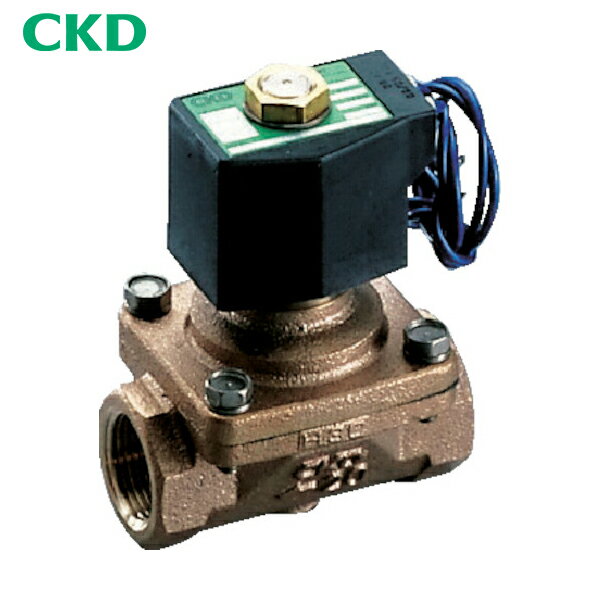 CKD パイロットキック式2ポート電磁弁(マルチレックスバルブ)162[[MM2]]/有効断面積 (1台) 品番：ADK11-20A-02C-AC100V 1