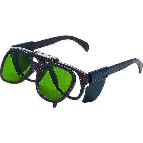 リケン 溶接用保護メガネ 二眼型遮光メガネ (1個) 品番：102BW PC/#3