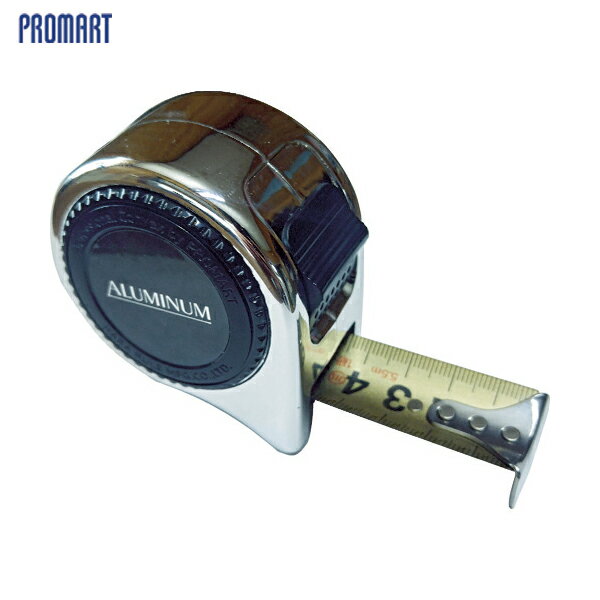 プロマート スケール メジャー コンベックス ロックタイプコンベックス メジャー アルミニウム 長さ5.5m 幅25mm (1個) 品番:ALM2555