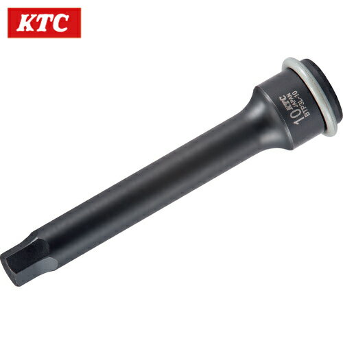 KTC 京都機械工具 9.5sq. インパクトレンチ用ヘキサゴンレンチ 対辺寸法5mm 全長110mm (1個) 品番：BTP3L-05P