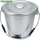 TRUSCO(トラスコ) アルミ丸型一重食缶 305ΦX270 14L (1個) 品番：ARCA-14