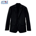 アイトス 作業服 ワークスーツ アクティブスーツ メンズジャケット ブラック M (1着) 品番:AZ160-010-M