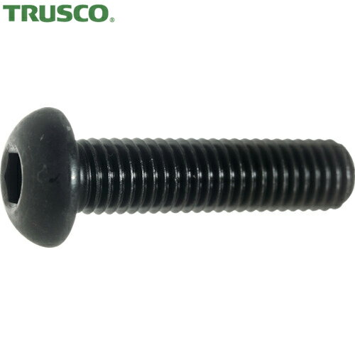トラスコ TRUSCO キャップスクリュー 六角穴付ボタンボルト SCM435 黒染め M3×8 70本入 (1Pk) 品番：B0..