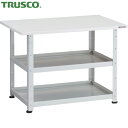 トラスコ TRUSCO 小型ボルト式棚 バーディワゴンラック型 750X500 天板付 ホワイト (1台) 品番:BDW-R772T-W(4)