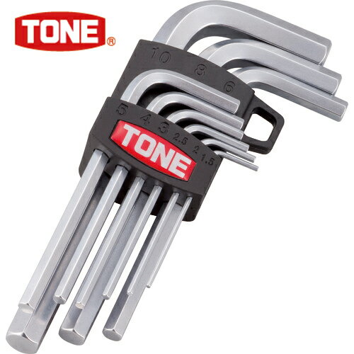 TONE トネ マスターツール六角棒L形レンチセット (1S) 品番：AS900
