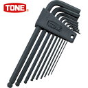 TONE トネ ロングボールポイントL形レンチセット 9pcs (1S) 品番:BPL900