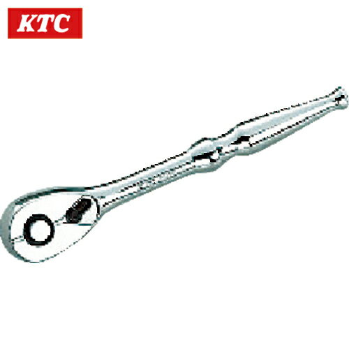 KTC(京都機械工具) 6.3sq.ラチェットハンドル 歯数36枚 差込角6.35mm 全長125mm (1個) 品番：BR2E