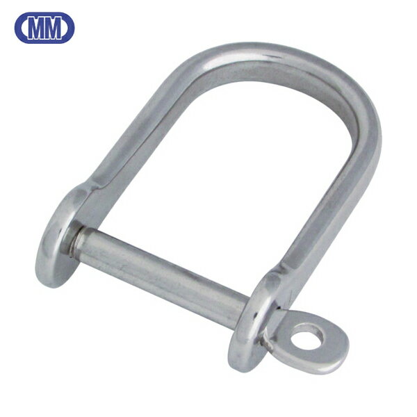水本 ステンレス ビッグ半丸シャックル 長さ42mm 内幅25mm (1個) 品番：B-1628