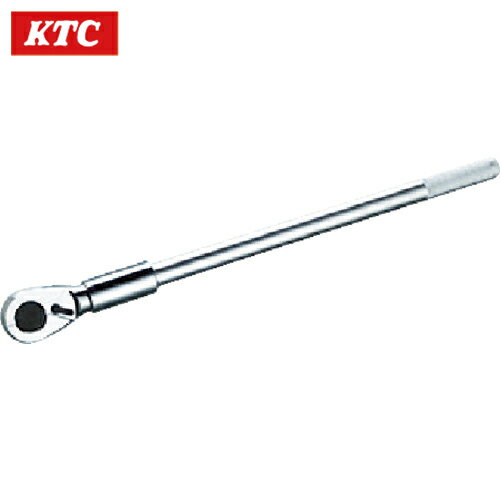 KTC(京都機械工具) 25.4sq.ラチェットハンドル 歯数40枚 差込角19.0mm 全長720mm (1個) 品番：BR8A