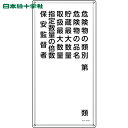 日本緑十字 安全標識 消防・危険物標識 危険物の類別・保安監督者 KHT-16SS 600×300mm ステンレス (1枚) 品番:053416