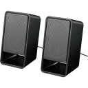 バッファロー BUFFALO PC用スピーカー USB電源ヘッドホン出力対応 ブラック (1個) 品番:BSSP300UBK