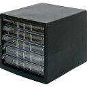 ナカバヤシ A4レターケース5段 (1台) 品番:A4E-S5B(3)