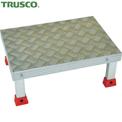 トラスコ TRUSCO 連結式アルミステップ 500×350×H100 (1台) 品番：AS-5310