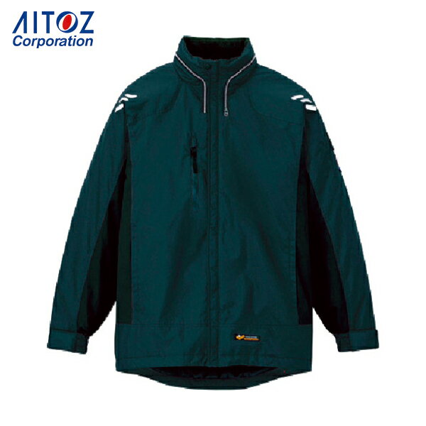 アイトス 光電子軽防寒ジャケット ブラック S (1着) 品番：AZ-6169-010-S