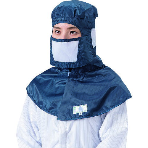 ブラストン クリーンルーム用マスク 紺 フリー 10枚入 (1袋) 品番：BSC-30001-N-F