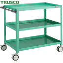 トラスコ TRUSCO ツールワゴン バーディワゴン 900X600XH880 ウレタン双輪 ヤンググリーン (1台) 品番:BDW-993D-YG