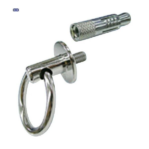 水本 リングフック ステンレス 座付リングボルト(カットアンカー付) 使用荷重0.78kN (1個) 品番：B-2426