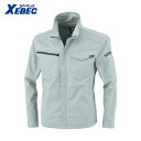 【6/22 20:00~6/27 01:59迄 ポイント2倍 お買い物マラソン】 XEBEC ジーベック 作業服 作業着 ユニフォーム長袖ブルゾン1721-61-3L モスグリーン (1着) 品番:1721-61-3L