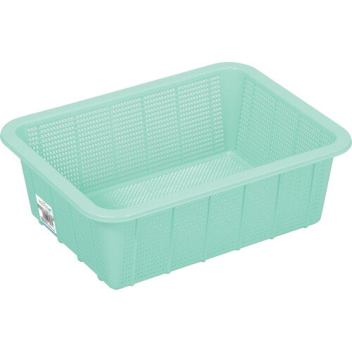 TONBO トンボ 新輝合成 アシスト抗菌角ざる深2グリーン (1個) 品番：03068