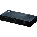 エレコム ELECOM HDMI切替器 2入力1出力 ケーブルなしモデル ブラック (1本) 品番:DH-SWL2BK