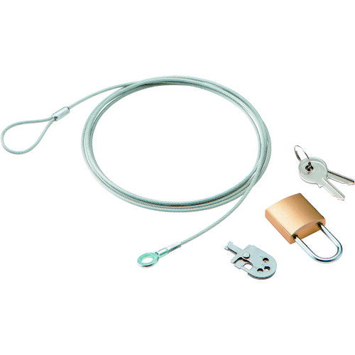 エレコム ELECOM ノートパソコン＆マウスセキュリティロック（南京錠） (1個) 品番：ESL-3A