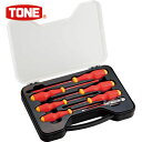 TONE トネ 絶縁ドライバーセット (1S) 品番:ELD7(4)