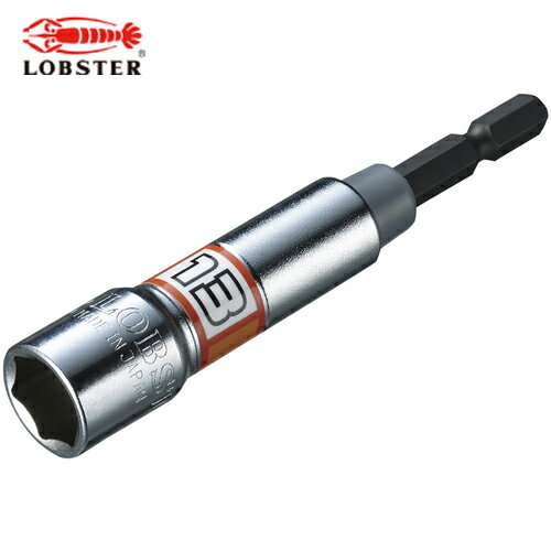 ロブテックス エビ ストロック スタンダードソケット 高耐久タイプ 6角 対辺13mm (1個) 品番：DSX13S