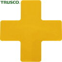 TRUSCO(トラスコ) 耐久フロアサインズX型 Mサイズ 黄1枚(1シート) (1袋) 品番：DFSX-Y