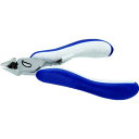 idealtek ESD精密ニッパ 先細リリーブ形 大 セミフラッシュ刃 120mm (1丁) 品番:ES5550-CR-BG-IT